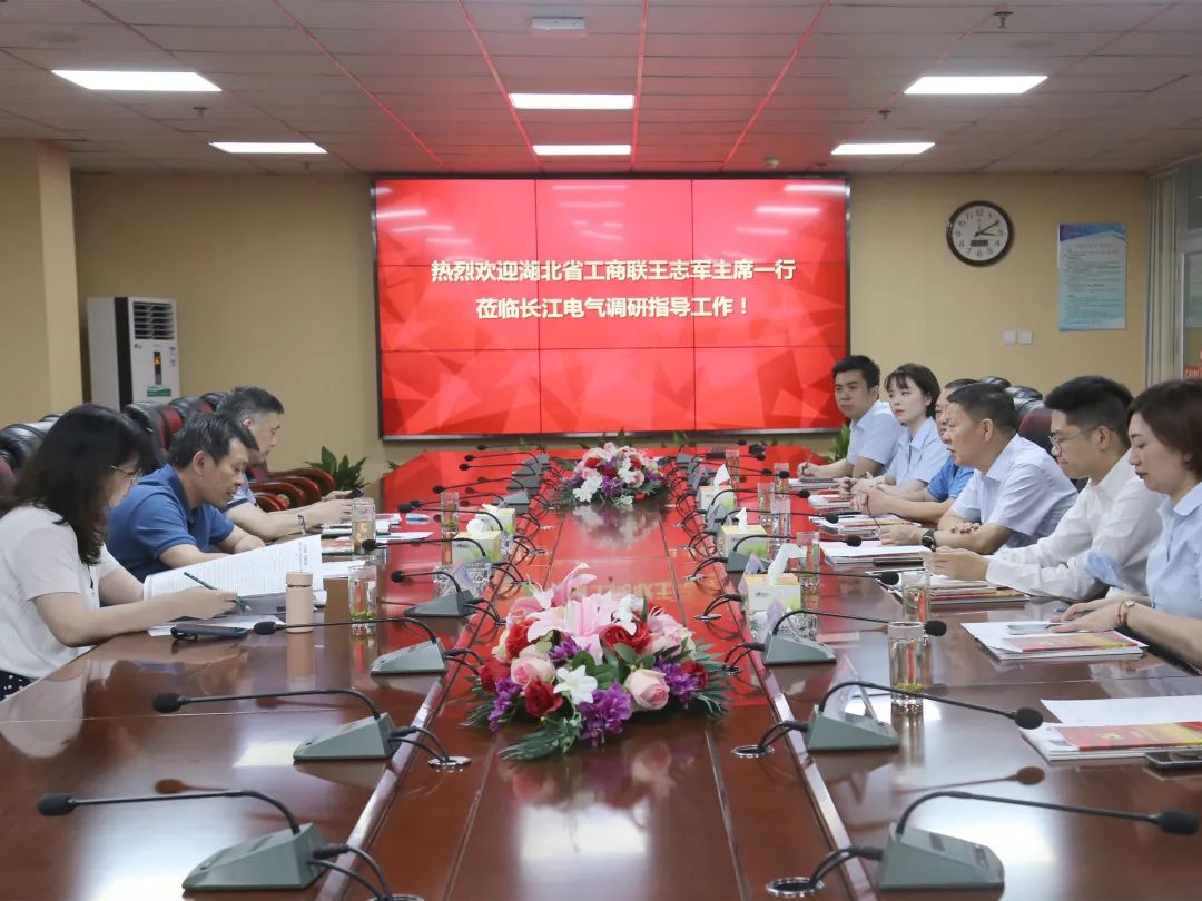 湖北省工商联领导到长江电气调研指导工作